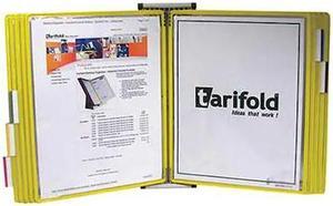 Tarifold Wall Unit Organizer - 10 Yellow Pockets