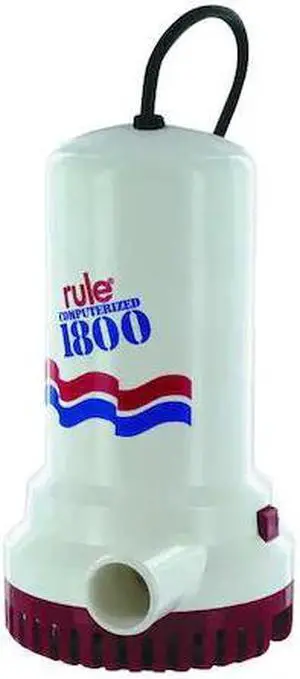 Rule Plug-In Utility Pump,  HP 1/4,  Body Material Valox,  Max. Head 15.0 ft.