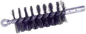 WEILER 44137 3-1/2" Single Spiral Flue Brush .012 Steel Fill