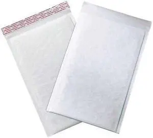 PARTNERS BRAND B856WSS Self-Seal Bubble Mailers, No 3, 8 1/2" x 14 1/2", White,