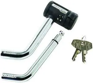 MASTER LOCK 2866DATSC Swivel Head Receiver Lock,1/2 and 5/8 In