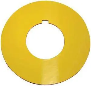 EATON 10250TRP76 Blank Legend Plate,Round,Yellow or Red