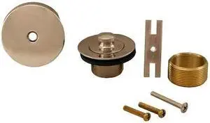 JONES STEPHENS B5160PS Polished Stainless One-Hole Lift and Turn Conversion Kit
