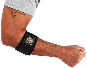 PROFLEX BY ERGODYNE 500 Elbow Support,Pull-Over,XL,Black