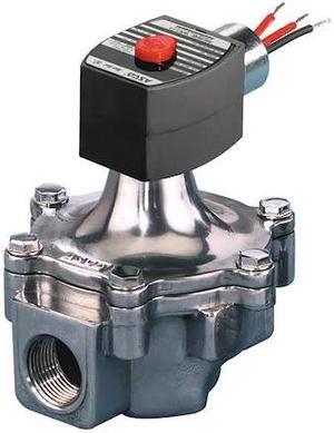 REDHAT EF8215C053 Solenoid Valve, 2-Way, 2-Position, Normally Open, 1 in Pipe