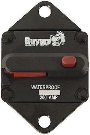 BUYERS PRODUCTS CB202PB Push-to-Trip Circuit Breaker,200A