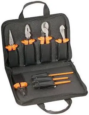 KLEIN TOOLS 33529 Premium 1000V Insulated Tool Kit, 8-Piece