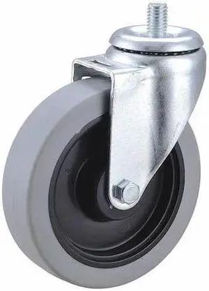 ZORO SELECT 32J820 Swivel Stem Caster,Polyurthn,5 in,350 lb