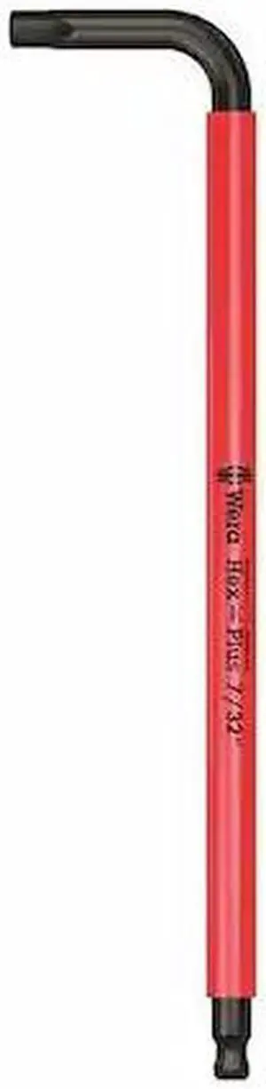 WERA 05022635001 Ball End Hex Key,SAE,7/32" Tip Size