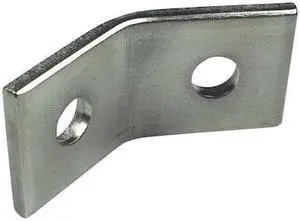 CALBRITE S600002B45 Angle Bracket,45 deg.,2 Hole