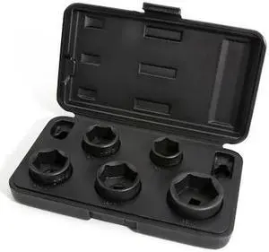 STEELMAN 42275 5-Piece 3/8" Drive Low Profile Oil Filter Socket Set