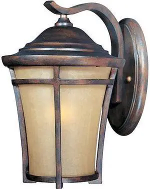 MAXIM 40163GFCO Balboa VX 1-Light 7.5" Wide Copper Oxide Outdoor Wall Sconce