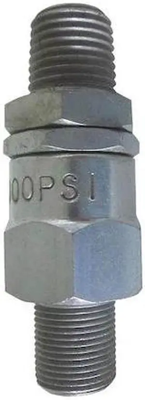 WESTWARD 21EM16 Straight Swivel,1/4 In.
