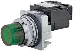 Pilot Light, LED, Transformer, Grn, 120VAC 52PL5G3XB