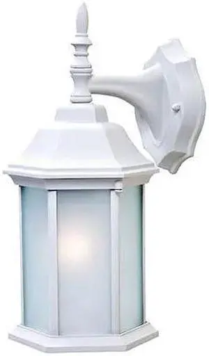 ACCLAIM LIGHTING 5182TW/FR Wall Lantern,Textured White,1-Light