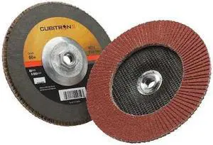 3M CUBITRON II 967A Flap Disc,T27,7in. x 5/8-11,60