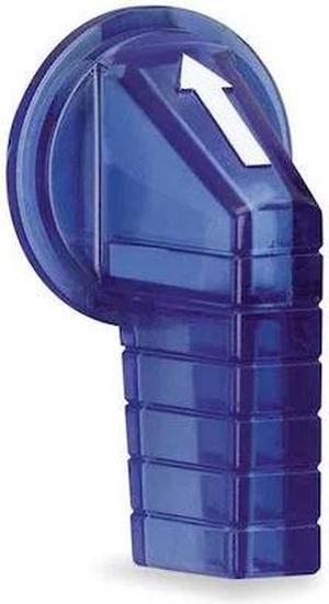 SCHNEIDER ELECTRIC 9001L24 Switch Knob,Extended Lever,Blue,30mm