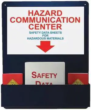 ACCUFORM ZRS730 Hazard Communication Center, Aluminum, 24 in W, 30 in H