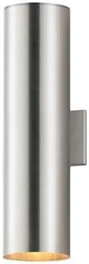 MAXIM LIGHTING 26109AL Outpost 2-Light 6"W x 22"H Outdoor Wall Sconce