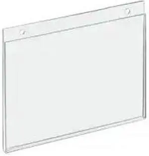 AZAR DISPLAYS 162721 7"W x 5.5"H Wall U-Frame w/ Holes, PK10