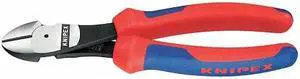 KNIPEX 74 02 160 6-1/4" High Leverage Diagonal Cutter, Ergonomic Grip