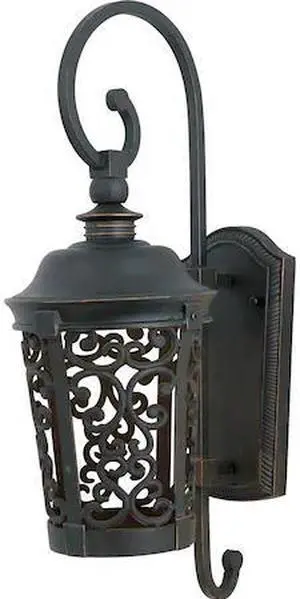 MAXIM 55393BZ Whisper Dark Sky LED 1-Light 8" Wide Bronze Outdoor Wall Sconce