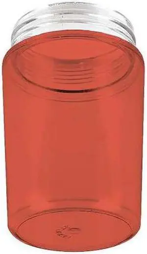 HUBBELL KILLARK VPLCG-100R Globe,Polycarbonate Red