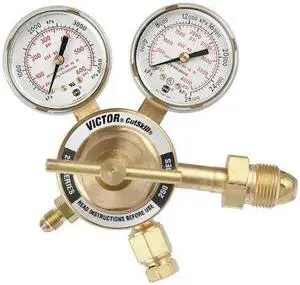 VICTOR 0781-9134 Gas Regulator, Nitrogen, Single Stage, 0.965"-14 Inlet,