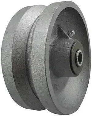 ZORO SELECT 3G299 Caster Wheel,Cast Iron,5 in.,800 lb.