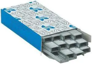 PARTNERS BRAND ST151 Economy Staples, 5/16", Silver, PK5000