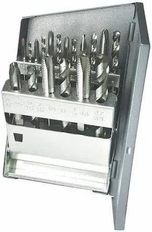 GREENFIELD THREADING 330085 18pc HSS GP Bright Plug Spiral Point Tap & Bright