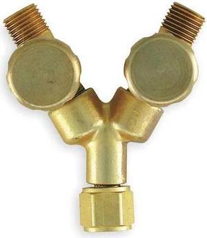 MILLER ELECTRIC NE136B Two Hose Manifold,Y Shaped,For Fuel