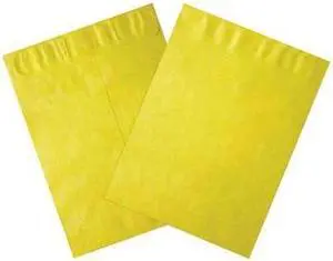 TYVEK TYC1013Y Tyvek Envelopes, 10" x 13", Yellow, PK100