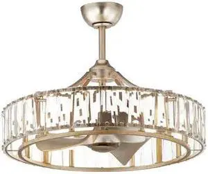MAXIM LIGHTING 61018GS Odeon 8-Light WiFi-enabled LED Fandelight