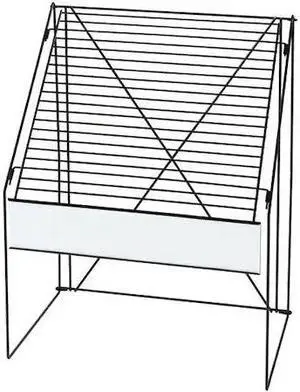 PARTNERS BRAND TISRACK1 Tissue Paper Rack, Black, 1/Each