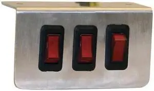 BUYERS PRODUCTS 6391003 Switch Panel,Aluminum