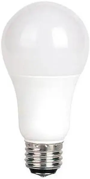 SATCO S8571 3W/9W/12W A19 LED Light Bulb - Medium Base - Frost Finish