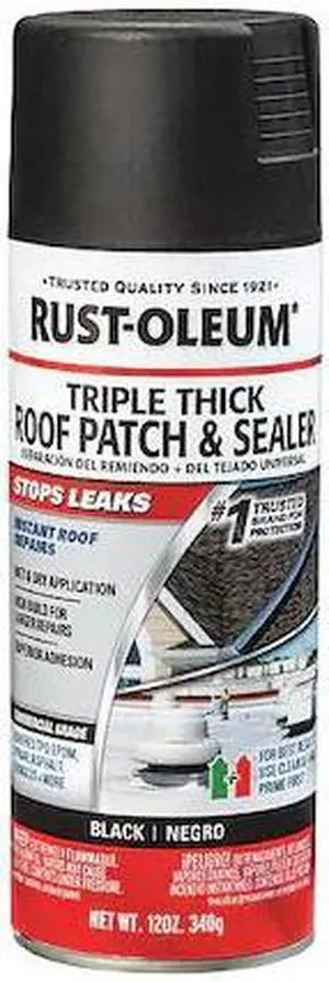 RUST-OLEUM 345813 Roofing Patch and Sealer,12 oz