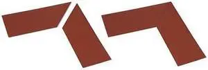MIGHTY LINE ANGLE4BN Angle,Brown,10" L x 4" W,PK25