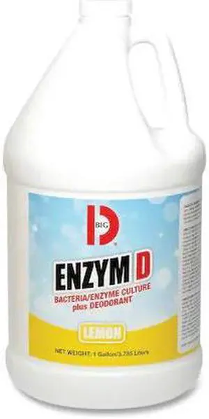 BIG D 150000 Enzym D Digester Liquid Deodorant, Lemon, 1 gal, PK4
