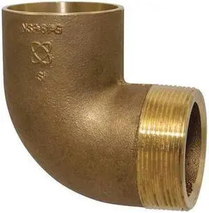 NIBCO 707-4-LF 2 Elbow,90 Deg,C x MNPT,2 In