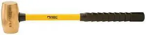 ABC HAMMERS ABC8BFBS 8 lb. Brass Hammer with 24" Fiberglass Handle