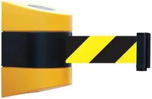 TENSABARRIER 897-15-S-35-NO-D4X-C Belt Barrier, Yellow,Belt Yellow/Black