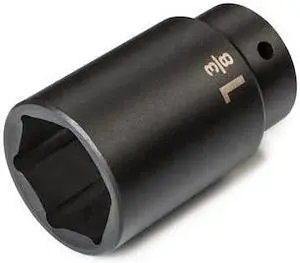 TEKTON SID23035 1/2 Inch Drive x 1-3/8 Inch Deep 6-Point Impact Socket