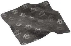 ERGODYNE 3216 Microfiber Cleaning Cloth,Black,PK12