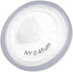 LAB SAFETY SUPPLY 12K961 Nylon Syringe Filters 0.45,PK100