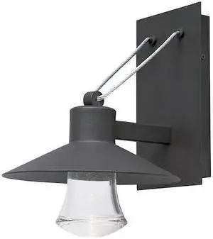 MAXIM 54362CLABZ Civic 1-Light 10" Wide Architectural Bronze Outdoor Wall Sconce