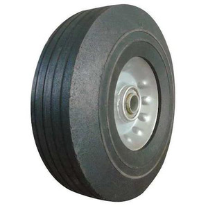 Zoro Select 26Y502 Dual Wheel Swivel Caster – 3" Rubber, 350 Lb Capacity