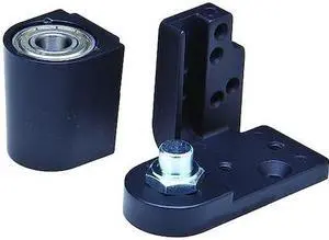 KABA ILCO IL-OP-18-LH-DU BOTTOM SET Pivot Hinge, Diecast Aluminum, Half Surface