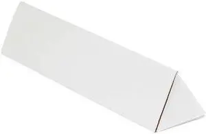 PARTNERS BRAND MTM218 Triangle Mailing Tubes, 2" x 18 1/4", White, 50/Bundle